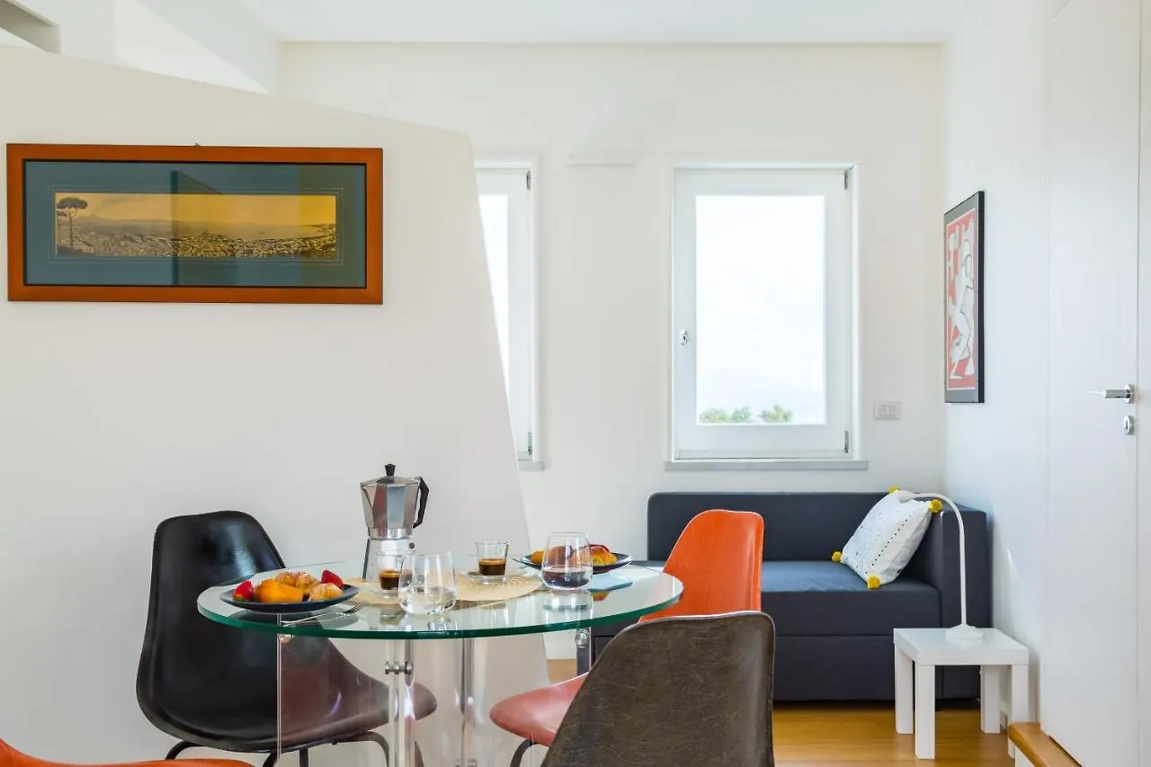 Seaview Terrace 360°& Elegant Loft Apartment Naples