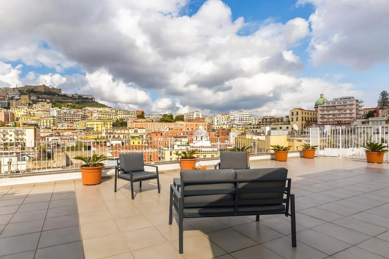 Seaview Terrace 360°& Elegant Loft Apartment Naples